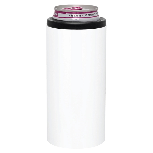 White color option for Skinny Slim 2 In 1 Vacuum Insulated Can Holder And Tumbler