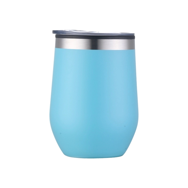 Teal color option for Margaux 12 Oz. Double Walled Stemless Wine Glass