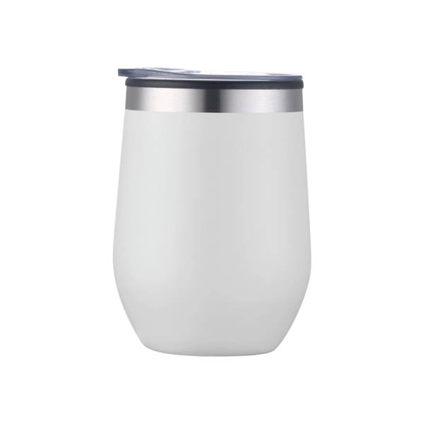 White color option for Margaux 12 Oz. Double Walled Stemless Wine Glass
