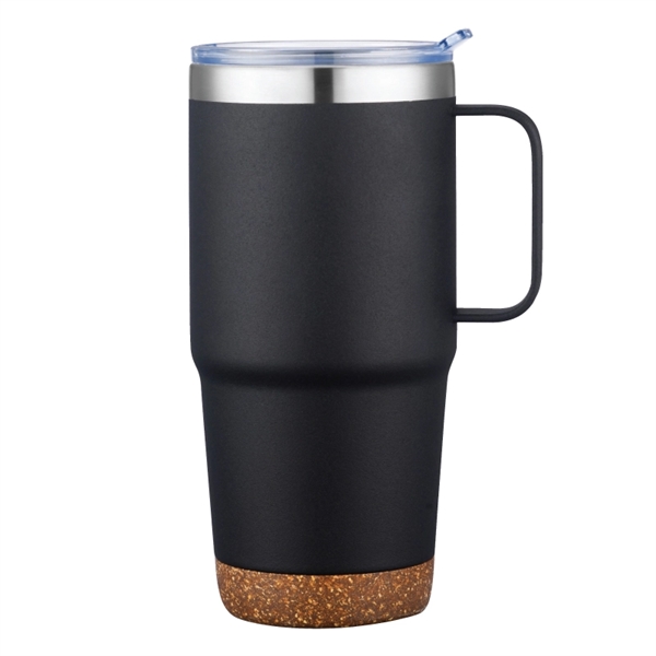 Black color option for Cork Bottom Polar 24 Oz. Vacuum Insulated Travel Mug