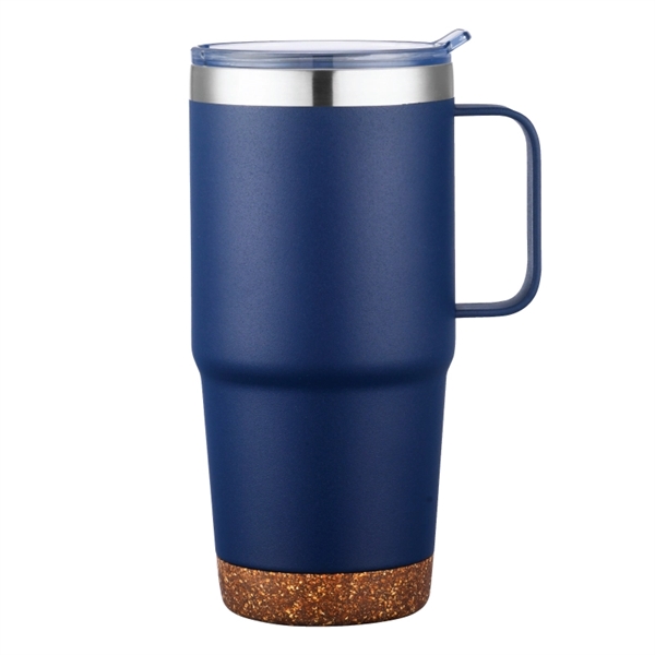Navy Blue color option for Cork Bottom Polar 24 Oz. Vacuum Insulated Travel Mug