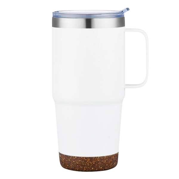 White color option for Cork Bottom Polar 24 Oz. Vacuum Insulated Travel Mug
