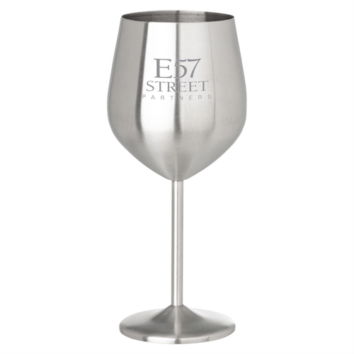 Main photo of 18 Oz. Stainless Steel Stemmed Wine Glass