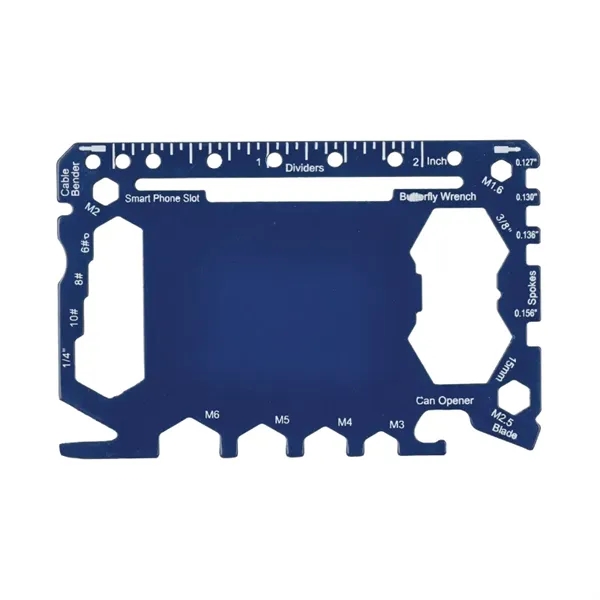 Blue color option for Outdoor Tactical Multi Tool Card