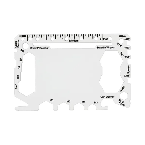 White color option for Outdoor Tactical Multi Tool Card