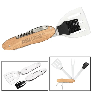Photo of 5 Piece Bbq Multi Tool Spatula Fork Brush