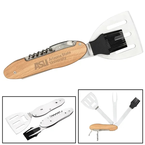 Main photo of 5 Piece Bbq Multi Tool Spatula Fork Brush
