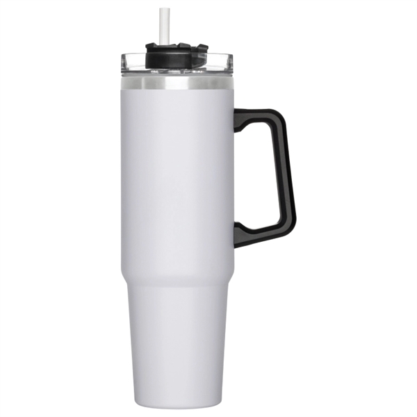 White color option for Clearance! Slim Beluga 40 Oz. Vacuum Insulated Tumbler Mug