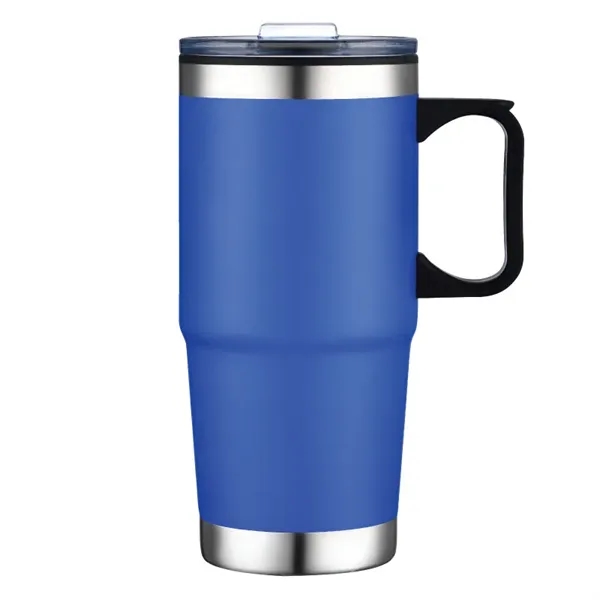 Blue color option for Polar 24 Oz. Double Walled Travel Mug W/ Handle