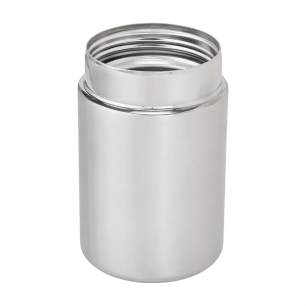 Stainless Steel color option for 16 Oz. Vacuum Insulated Food Storage Container Jar