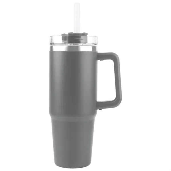Gray color option for Dusky 30 Oz. Vacuum Insulated Tumbler Mug W/ Handle