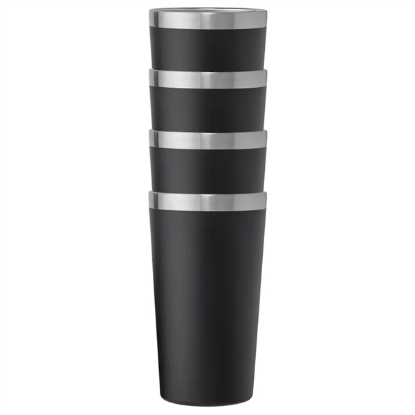 Black color option for Limerick Double Walled Vacuum Insulated Stackable Pint Glass