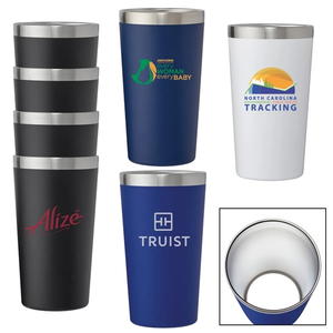 Photo of Limerick Double Walled Vacuum Insulated Stackable Pint Glass