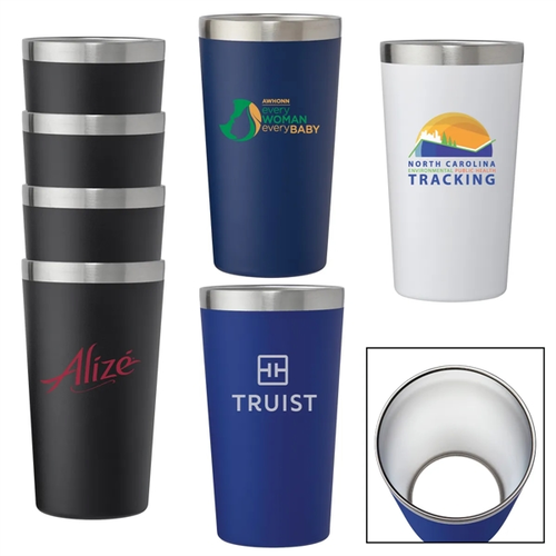 Main photo of Limerick Double Walled Vacuum Insulated Stackable Pint Glass