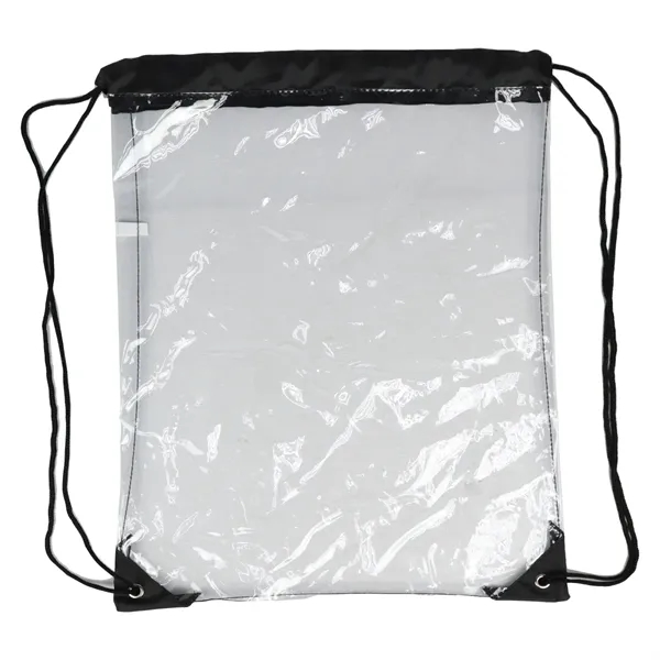 Clear color option for Soft Tpu Clear Festival Drawstring Pack