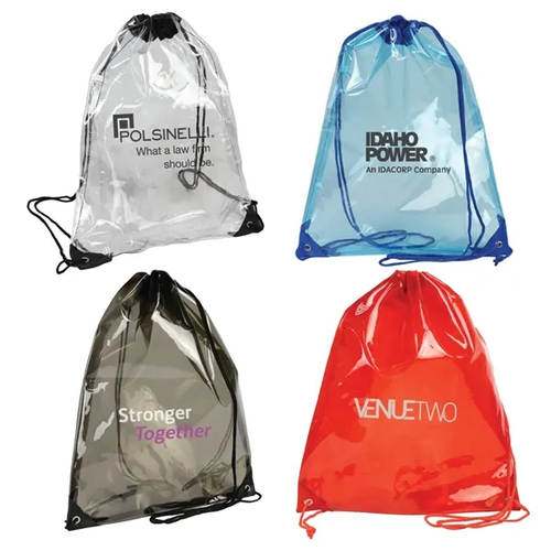 Main photo of Soft Tpu Clear Festival Drawstring Pack