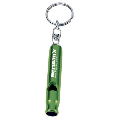 Green color option for Metal Whistle / Key Ring