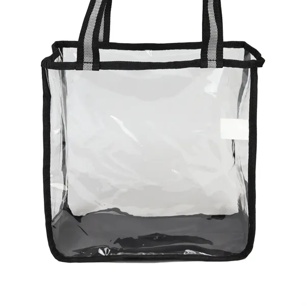Clear color option for Soft Tpu Clear Stadium Tote Bag