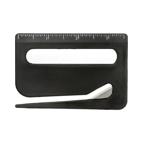 Black color option for 3 In 1 Letter Opener W/Ruler And Reader