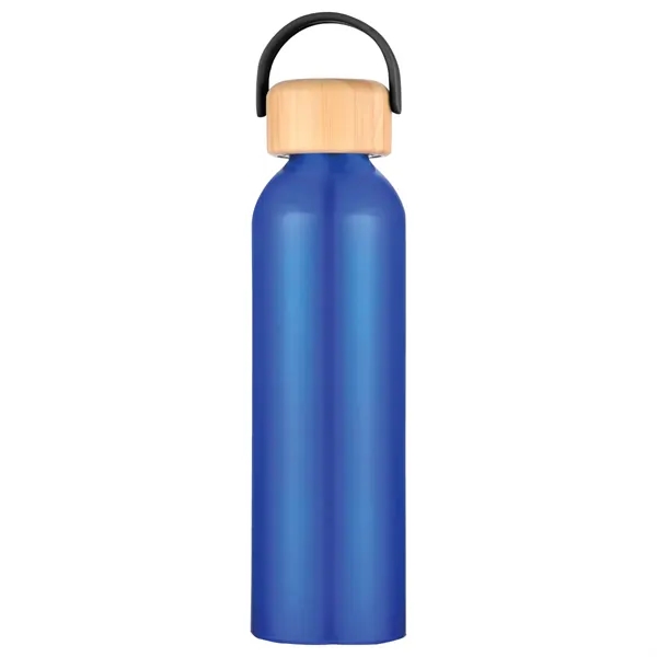 Blue color option for Volker 24 Oz. Aluminum Bottle W/Bamboo Lid
