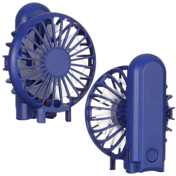 Blue color option for Handheld Rechargeable Folding Mini Usb Fan
