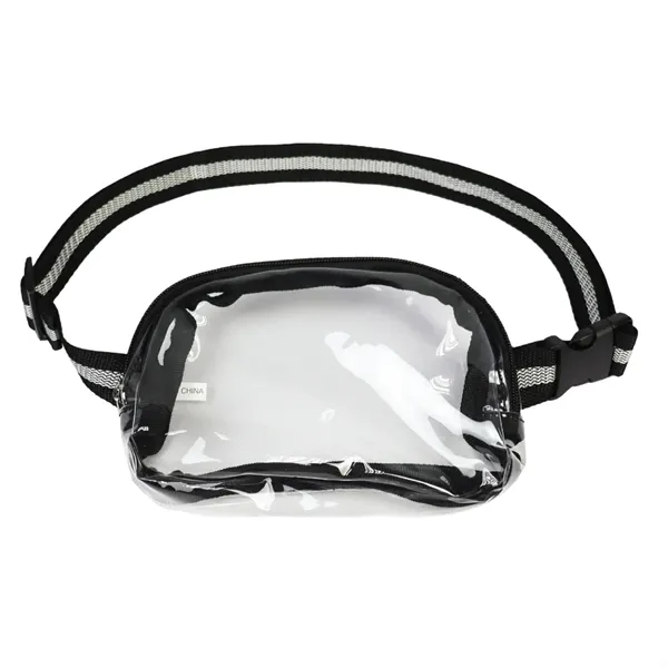 Clear color option for Soft Tpu Crossbody Clear Stadium Sling Fanny Waist Pack