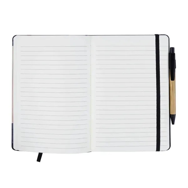 Black color option for Bamboo Journal Notebook W/ Pen