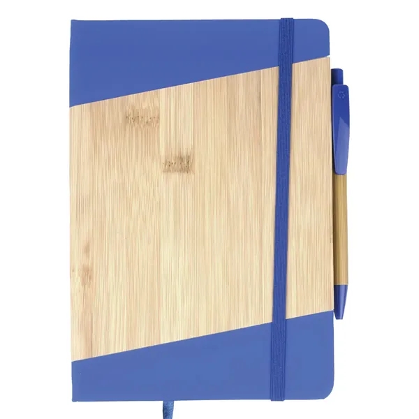 Blue color option for Bamboo Journal Notebook W/ Pen