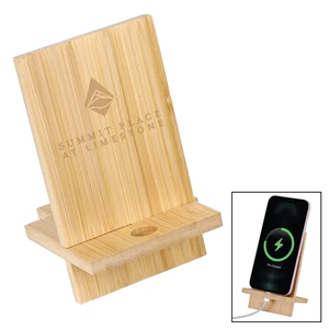 Photo of Deluxe Bamboo Phone Holder & Stand