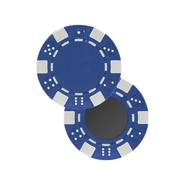 Blue color option for 11.5 G Professional Clay Poker Chips W/Magnet
