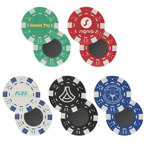 Photo of 11.5 G Professional Clay Poker Chips W/Magnet