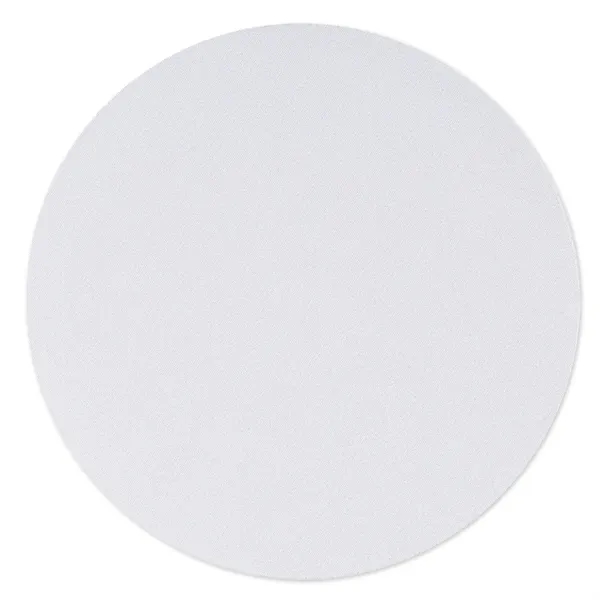 White color option for Round Soft Rubber Mouse Pad W/ Full Color Dye Sublimation