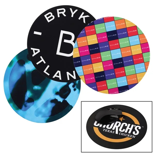 Main photo of Round Soft Rubber Mouse Pad W/ Full Color Dye Sublimation