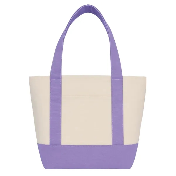 Lavender color option for 14 Oz. Mini Tj Canvas Tote Bag