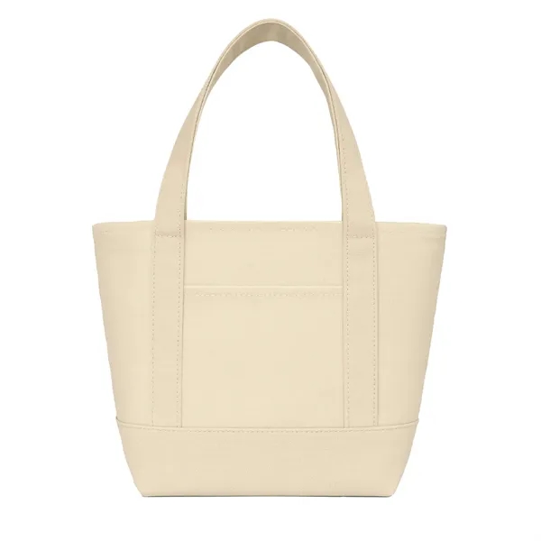 Natural color option for 14 Oz. Mini Tj Canvas Tote Bag