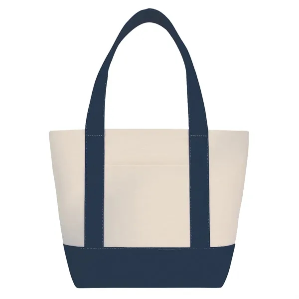 Navy Blue color option for 14 Oz. Mini Tj Canvas Tote Bag