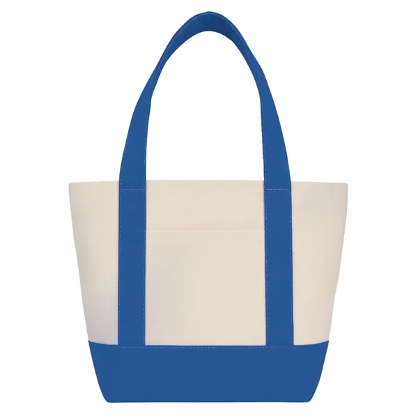 Royal Blue color option for 14 Oz. Mini Tj Canvas Tote Bag