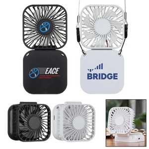 Photo of Handheld Rechargeable Folding Mini Usb Fan W/Lanyard