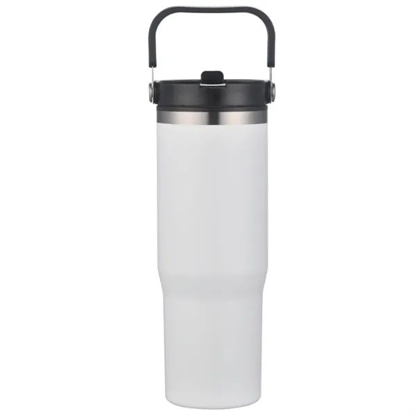 White color option for Falcon 30 Oz. Double Walled Tumbler W/Handle