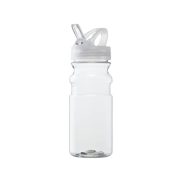 Clear color option for Concord 20 Oz. Pet Bike Bottle W/Flip Spout Lid