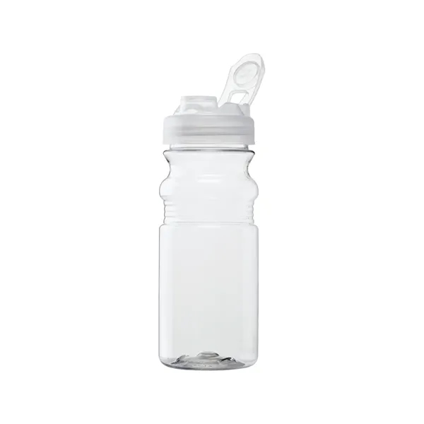Clear color option for Concord 20 Oz. Pet Bike Bottle W/Flip Lid