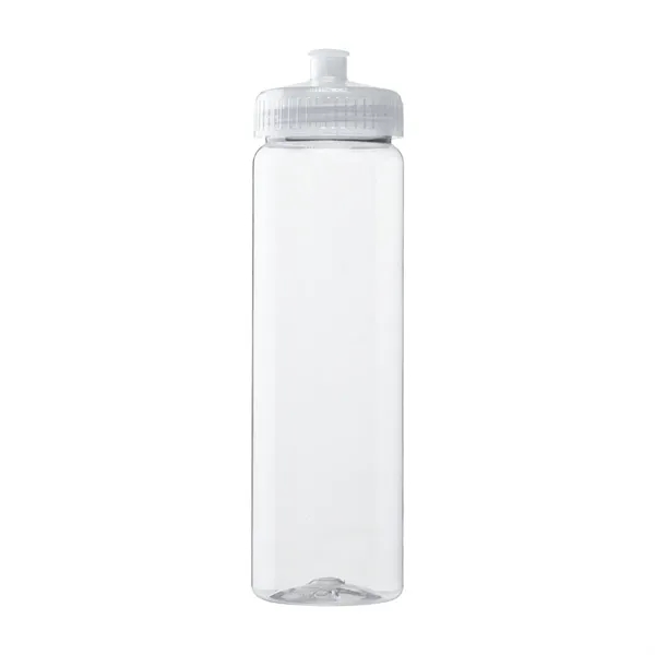 Clear color option for Malibu 25 Oz. Pet Bottle W/Pull Spout Lid