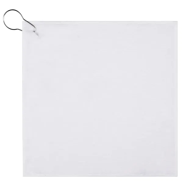 White color option for 300 Gsm Recycled Rpet Golf Towel