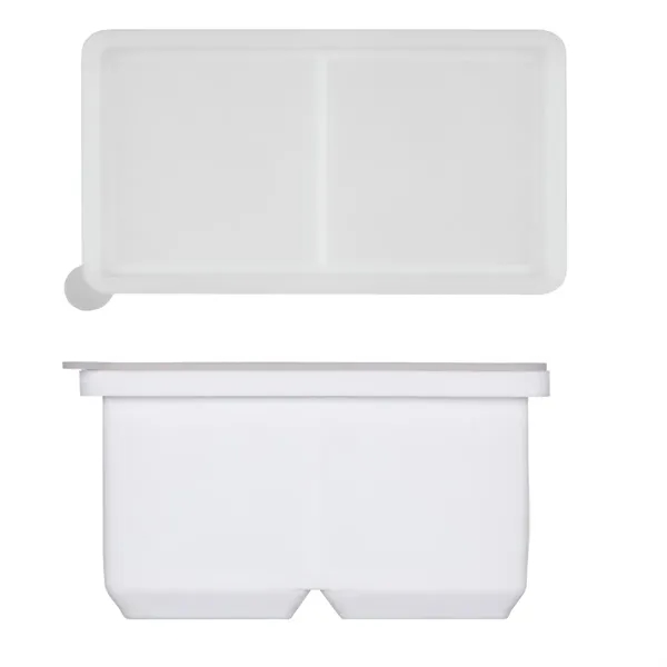 White color option for Dual Silicone 2" Ice Cube Mold Tray