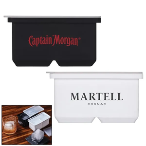 Photo of Dual Silicone 2" Ice Cube Mold Tray