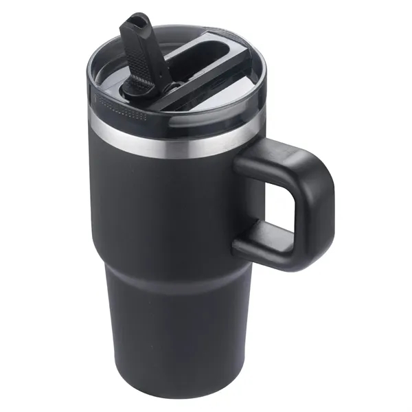 Black color option for 20 Oz. Vacuum Insulated Tumbler Mug W/ Handle