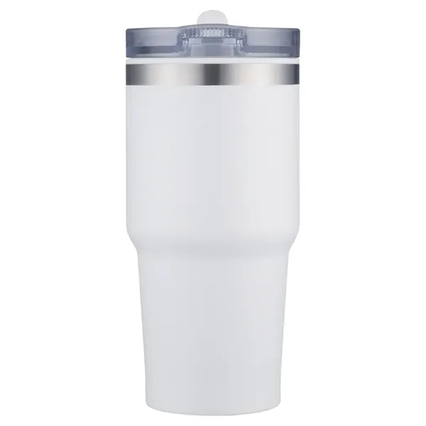 White color option for 20 Oz. Double Walled Tumbler Mug W/ Plastic Liner