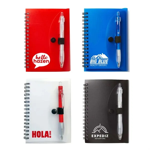 Red color option for Spiral Notebook With Pen