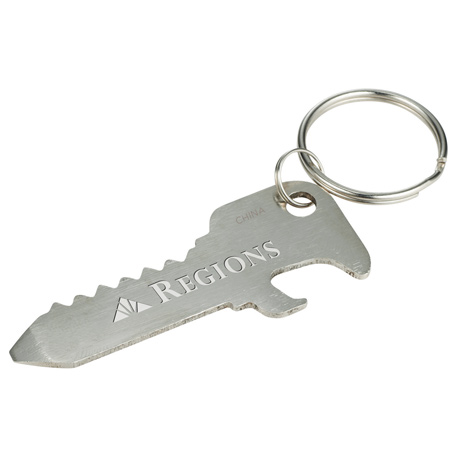 Silver color option for The Mini Multi Function Key Ring