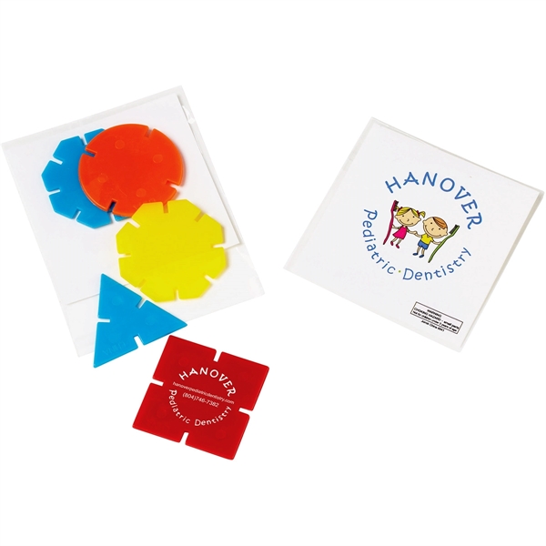 Blue color option for Geo Puzzle In Polybag With Card